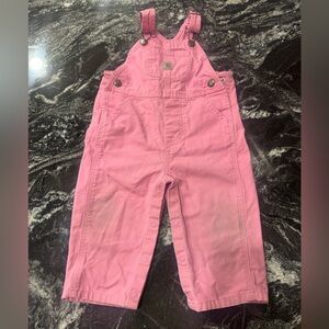 Carhartt 12 month Pink Kids Overalls
